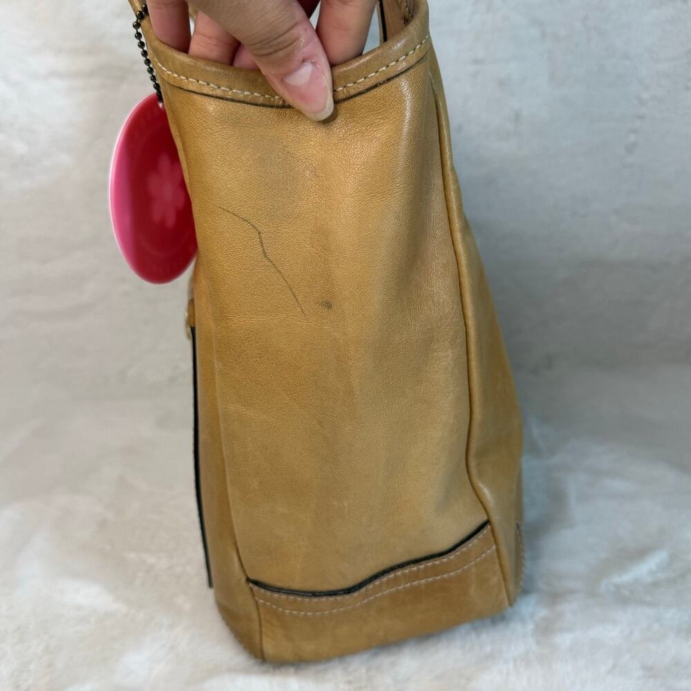 y2k Coach Legacy Tan Ergo Hobo Shoulder Bag - Picture 3 of 9